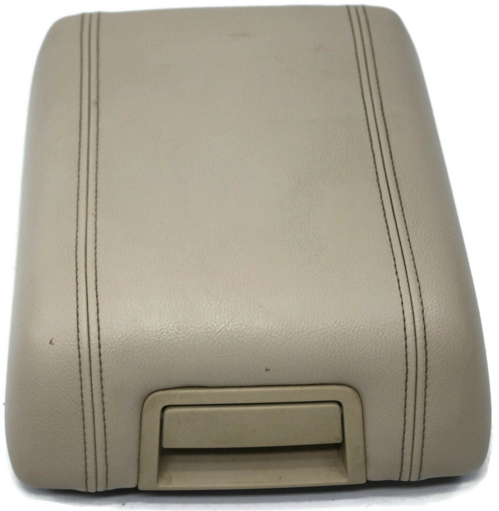 2004-2008 Ford F150 Center Console Armrest Lid Cover Beige - BIGGSMOTORING.COM