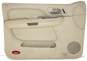 2007-2009 Chevy Tahoe Suburban Driver Left Side Door Panel Beige