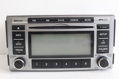 2010-2012 HYUNDAI SANTA FE XM RADIO STEREO MP3 CD PLAYER 96180-0W500