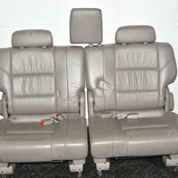 2001-2007 Toyota Sequoia Rear Passenger & Driver 3Rd Row Seats Grey - BIGGSMOTORING.COM