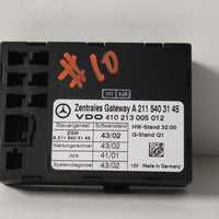 2003-2006 Mercedes Benz W211 E320 Centeral Gateway Module A 211 540 31 45 - BIGGSMOTORING.COM