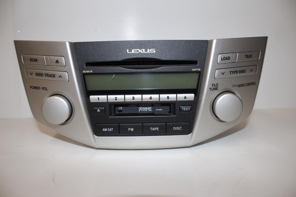 2007-2009 LEXUS RX350 RX400H RADIO STEREO CASSEETE CD PLAYER 86120-0E070