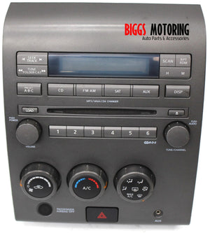 2004-2005 Nissan Titan Armada Dash Radio Face Climate Control Panel 68260-ZH30A - BIGGSMOTORING.COM