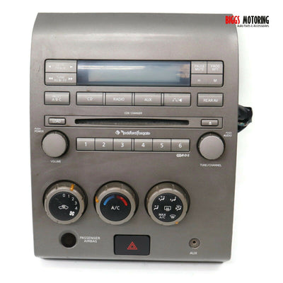 2004-2006 Nissan Titan Radio Face Climate Control Panel 68260 7S200 - BIGGSMOTORING.COM