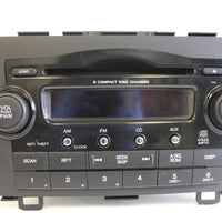 2007-2011 HONDA CR-V  RADIO STEREO 6 DISC CHANGER MP3 CD PLAYER 39100-SWA-A003