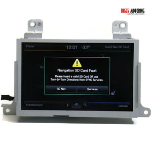 2013-2015 Ford Taurus Nav Display Screen W/ Sync 2 APIM Module DG1T-14F239-BV