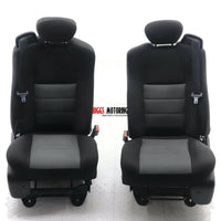 1999-2010 Factory OEM Used Ford F250 F350 Super Duty Extended Cab Front Seats - BIGGSMOTORING.COM