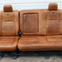 99-2010 FORD F250 F350 KING RANCH LEATHER SEATS BUCKETS NICE CREW CAB 2006 #35