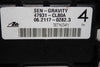 2003-2008 Nissan Pathfinder Fx35 Fx45 Titan Yaw Rate Turn Gravity 47931-CL80A - BIGGSMOTORING.COM