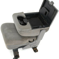 1999-2010 Ford F250 Center Console Jump Seat  W/ Storage Gray - BIGGSMOTORING.COM