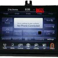 13-17 Jeep Cherokee Radio Uconnect 8.4 Display Touch Screen 68238621AE RA3 +CODE - BIGGSMOTORING.COM