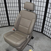 14-18 Silverado Sierra Tan 10 Way Power Lumbar Leather Front Driver Seat Airbag - BIGGSMOTORING.COM