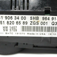 2007-2011 Mercedes Benz W164 ML350  GL450 Ac Heater Climate Control Unit