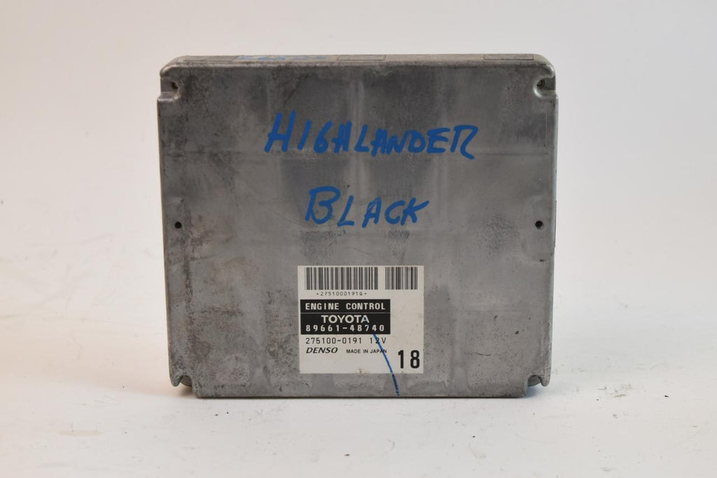 2005 Toyota Highlanger  Engine Computer Control Module 89661-48740 - BIGGSMOTORING.COM