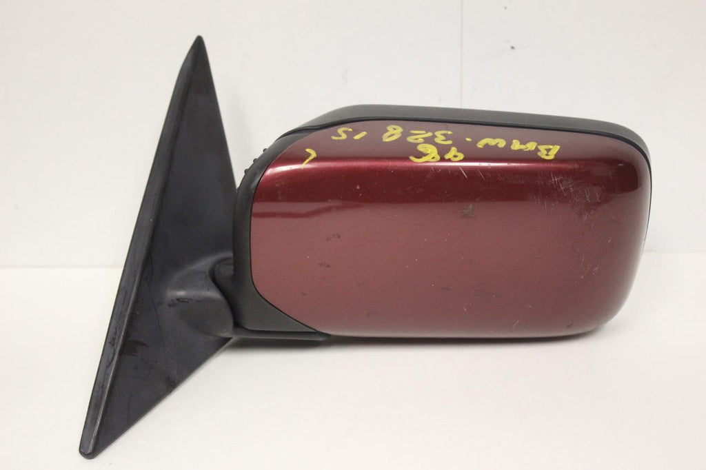 1994-1999 BMW 328I DRIVER  LEFT SIDE DOOR MIRROR RED - BIGGSMOTORING.COM