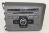 2012 Honda Civic Radio/Cd Player 39100-Tr0-A315-M1