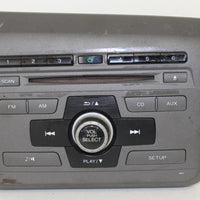 2012 Honda Civic Radio/Cd Player 39100-Tr0-A315-M1