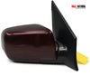 2003-2008 Honda Pilot Passenger Right Side Power Door Mirror Dark Red 34555 - BIGGSMOTORING.COM