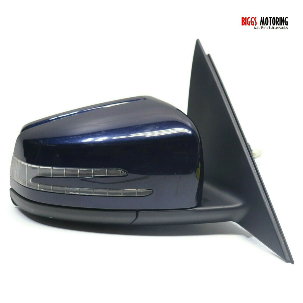 2012-2015 Mercedes Benz C300 C350 Passenger Right Side Power Door Mirror Blue