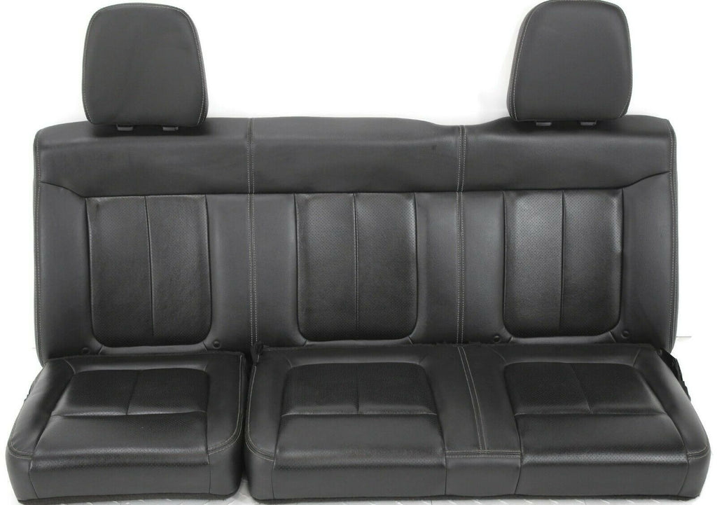 2011-2014 Ford F150 Rear Back Leather Seat Black