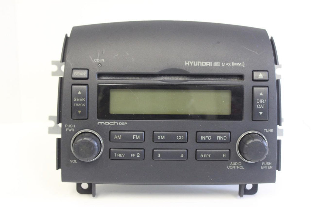 2006-2008 Hyundai Sonata Xm Radio Stereo Mp3 Cd Player 96180-0A600Fz - BIGGSMOTORING.COM