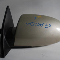 2007-2009 HYUNDAI ACCENT DRIVER SIDE DOOR REAR VIEW MIRROR