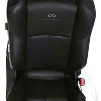 2003-2006 Infiniti G35 Coupe Front Passenger  Power Black Leather Seat Complete - BIGGSMOTORING.COM