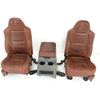 2008-2010 Ford F250 King Ranch Front & Rear Seat Set W/ Center Console -will fit 99-10 Superduty