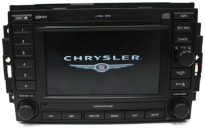 2003-2008 Dodge Durango Jeep REC Navigation Radio 6 Disc Cd Player P056038646AM - BIGGSMOTORING.COM