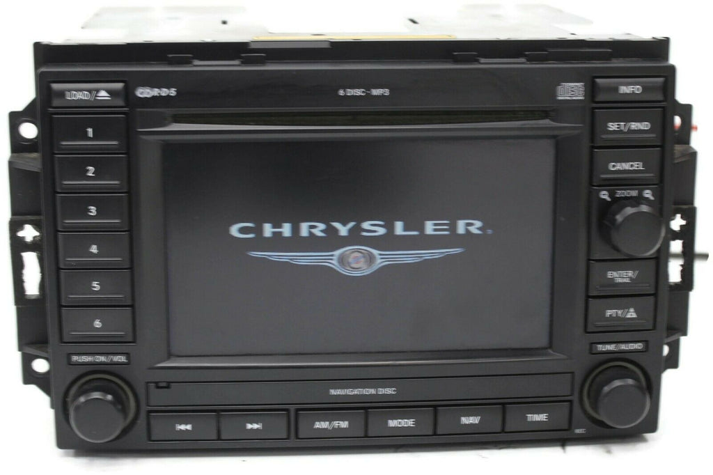 2005-2010 Dodge Chrysler Jeep Navigation Radio REC 6 Disc Changer Cd Player - BIGGSMOTORING.COM