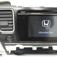 2014-2015 Honda Civic Radio Stereo Display Screen Cd Player 39100-TS8-A52-M1