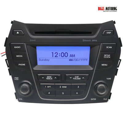 2015-2016 Hyundai Santa Fe Radio Stereo Bluetooth Mp3 Cd Player 96170-4Z1504X