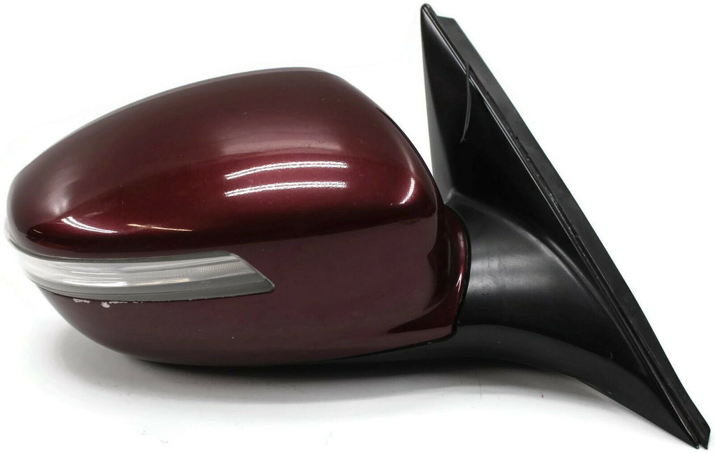 2009-2011 Hyundai Genesis Passenger Right Side Power Door Mirror Red 32534