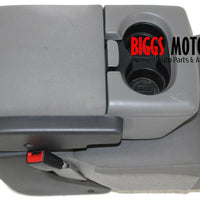 2004-2008  Ford F150 Center Console Jump Seat W/ Storage & Cup Holder Gray