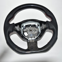 NISSAN GTR R35 CUSTOM CARBON FIBER & LEATHER FLAT BOTTOM  STEERING WHEEL