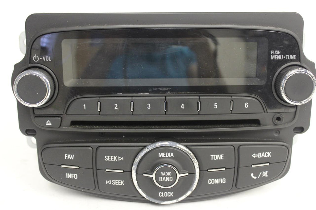 2015 Chevrolet Sonic Cd Player Radio 94522488