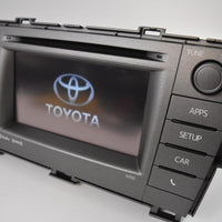 2011-2014 TOYOTA PRIUS GPS NAVIGATION XM RADIO TOUCH SCREEN CD PLAYER 57032