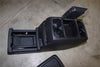 2008 OEM DODGE caravan SLIDING FRONT CENTER CONSOLE DRINK W/ BASE & BOLTS BLACK