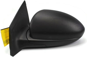 2011-2016  Chevy Cruze Driver Left Side Manual Door Mirror Black 32075