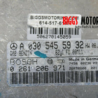 2000-2002 Mercedes Benz S-Class Engine Computer Ignition Key Set A 030 545 59 32 - BIGGSMOTORING.COM