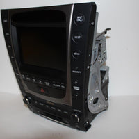 2006-2007 LEXUS GS350 RADIO CASSETTE CLIMATE CONTROL NAVIGATION DISPLAY SCREEN - BIGGSMOTORING.COM