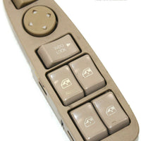 2004-2007 Buick Rendezvous Driver Left Side Power Window Switch Tan - BIGGSMOTORING.COM