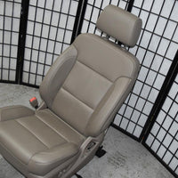 14-18 Silverado Sierra Tan 10 Way Power Lumbar Leather Front Driver Seat Airbag - BIGGSMOTORING.COM