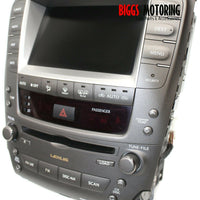 2006-2008 Lexus IS250 IS350 Navigation Radio Display Ac Cd Player 86120-53430 - BIGGSMOTORING.COM