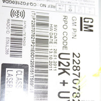 2012-2014 CHEVROLET CRUZE  AM FM CD MP3 PLAYER STEREO RADIO95914367/ 22870782