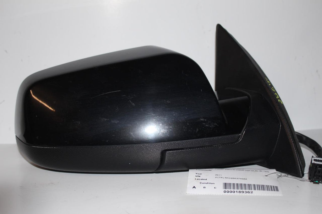 2007-2012 DODGE CALIBER PASSENGER RIGHT SIDE POWER DOOR MIRROR BLACK