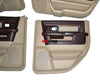 2010-2018 Oem Dodge Laramie 4 Pcs Door Panel Set Tan/Brown; Long Horn; Crew Cab