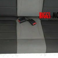 2007-2017 Jeep Wrangler JK 2Door Rear Bench Seat 2 Tone Gray Leather