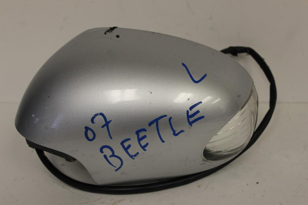 2003-2009 Volkswagen Beetle Silver Left Driver Side Mirror - BIGGSMOTORING.COM