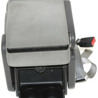 2004-2008  Ford F150  Front Center Console Jump Seat W/ Cup Holder Gray - BIGGSMOTORING.COM